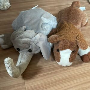 Elephant and Horse Puppets